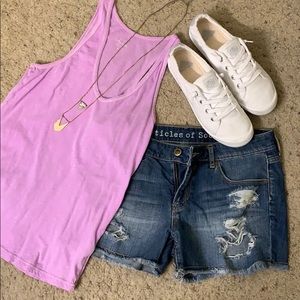 Articles of society denim shorts